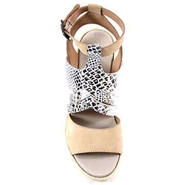 Diba True Women's Stylish Snake Print Wedge Espadrille