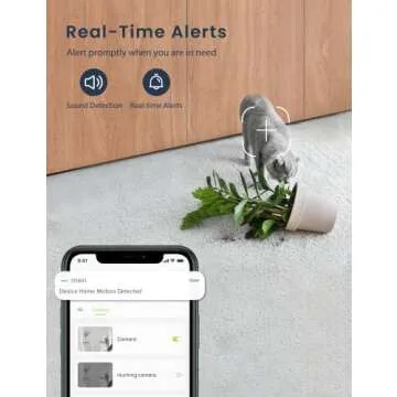 GNCC Pet Camera, Indoor Camera for Baby/Pet/Security with Night Vision, Dog Camera, 2-Way Audio, 2.4G WiFi, 360° PTZ Remote Control(Manual Up and Down), Smart Detection, SD&Cloud Storage, P1