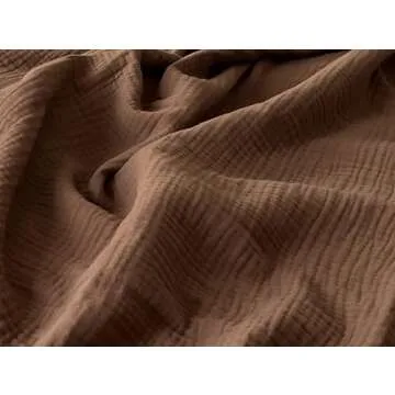 KyraHome Organic Cotton 50x60 Throw Blanket for all Seasons