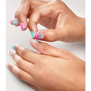 Cool Maker, GO GLAM Glitter Nails DIY Activity Kit for 5 Manicures, Arts & Crafts Christmas Gifts for Kids Ages 8 and up