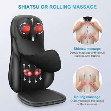 Comforting COMFIER Shiatsu Neck Back Massager with Heat