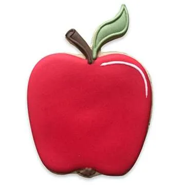 LILIAO Apple Cookie Cutter Graduation/Back to School/Thanksgiving - 2.8 x 4 inches - Stainless Steel