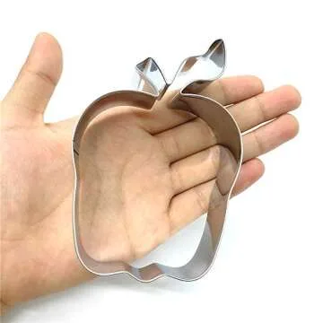 LILIAO Apple Cookie Cutter Graduation/Back to School/Thanksgiving - 2.8 x 4 inches - Stainless Steel