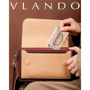 Vlando Jewelry Travel Organizer Bags for Elegant Storage