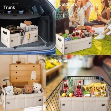 JiatuA Car Trunk Organizer for Stylish Vehicle Storage