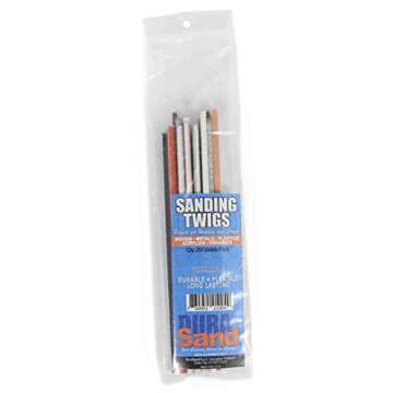 DuraSand Sanding Twigs, Hobby Craft and Models, Mixed Grit Bulk Discounts (5 Pack)