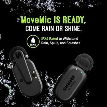 Shure MoveMic Two Kit Pro Lavalier Microphones Wireless