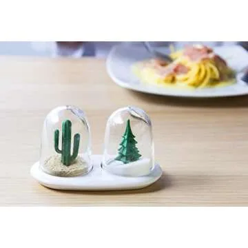 QUALY Winter Summer Salt & Pepper Shaker Set - Unique Design