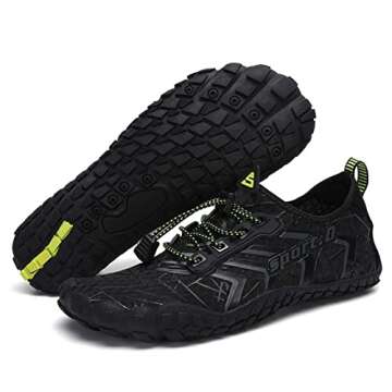 UBFEN Water Shoes Aqua Shoes Swim Shoes Mens Womens Beach Sports Quick Dry Barefoot for Boating Fish...