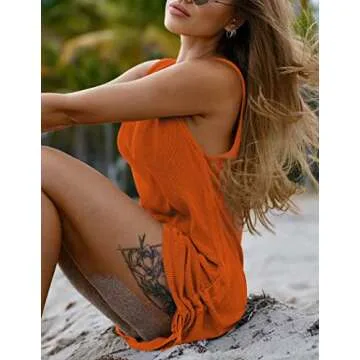 Stylish AI'MAGE Beach Dress Cover Up for Summer Fun