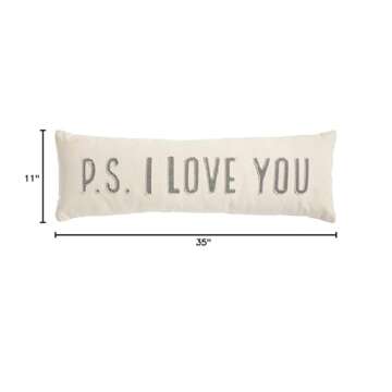 Mud Pie P.S. I Love You Decorative Throw Pillow