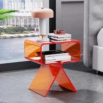 Stylish Solaround Acrylic Nightstand for Modern Decor