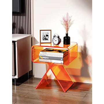 Stylish Solaround Acrylic Nightstand for Modern Decor