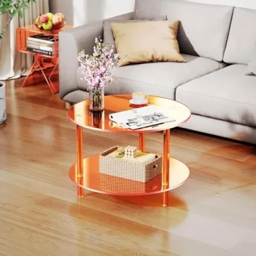 Stylish Solaround Acrylic Nightstand for Modern Decor