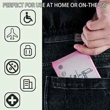 MA CHÉRIE Disposable Toilet Seat Covers - 60 Pcs, Eco-Friendly