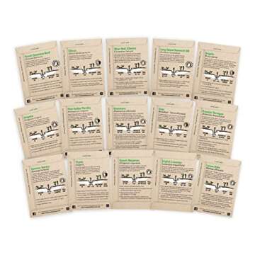 Culinary Herb Seeds Variety Pack: 15 Heirloom Garden Seeds Basil Cilantro Parsley Chives Thyme Orega...