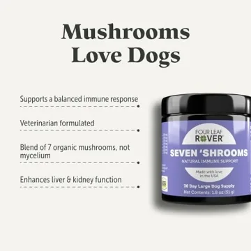 Four Leaf Rover Seven 'Shrooms Dog Immune Support Supplement