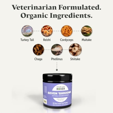 Four Leaf Rover Seven 'Shrooms Dog Immune Support Supplement