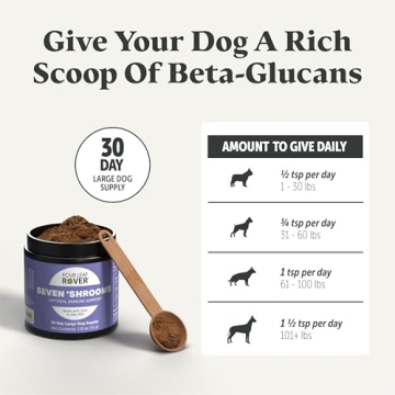 Four Leaf Rover Seven 'Shrooms Dog Immune Support Supplement