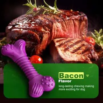 Durable Dog Toys for Aggressive Chewers | Bacon Flavor