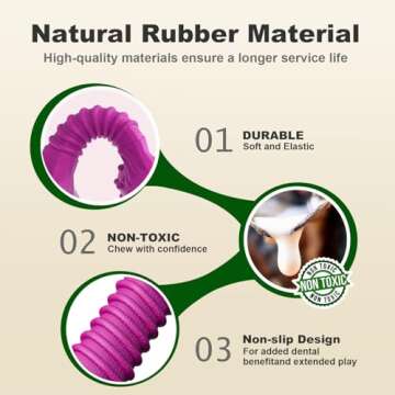 Durable Dog Toys for Aggressive Chewers | Bacon Flavor