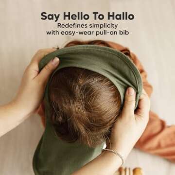 KeaBabies 8-Pack Baby Bibs for Boys, Girls - Pullover Bibs for Drooling Teething Baby Girl & Boy Toddler, Newborn, Soft & Absorbent, Cute Colors, Large Torso Coverage Keep Infant Clean & Dry (Brick)