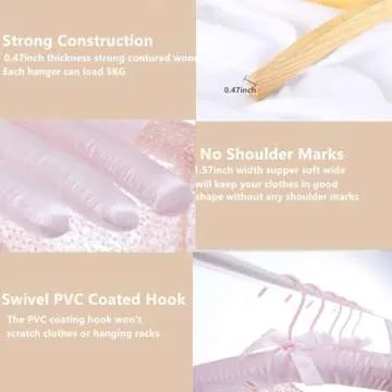 Luxury Satin Padded Hangers for Bridal Dresses & Coats