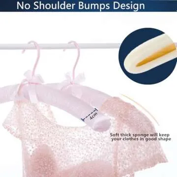 Luxury Satin Padded Hangers for Bridal Dresses & Coats