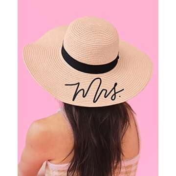 xo, Fetti Bachelorette Party Decorations Tan Mrs Sun Hat | Neutrals Bride to Be Bridal Shower Gift, ...