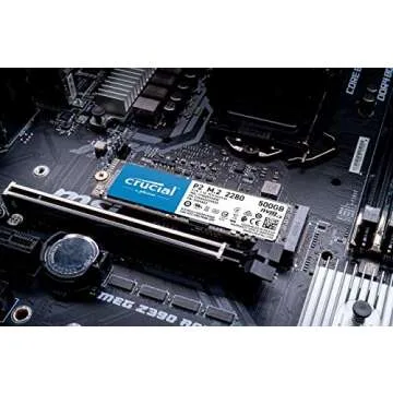 Crucial P2 500GB 3D NAND NVMe PCIe M.2 SSD Up to 2400MB/s - CT500P2SSD8