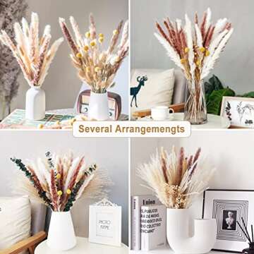 Dried Pampas Grass Mix Bouquet for Stylish Decor