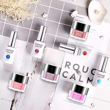 Lavender Violets Dipping Powder Nail Kit - Easy & Non-Toxic