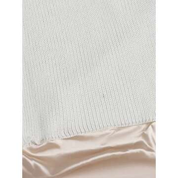 Buy MakeMeChic Women's Knitted Beach Cover Up Dress