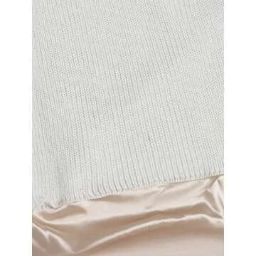 Buy MakeMeChic Women's Knitted Beach Cover Up Dress