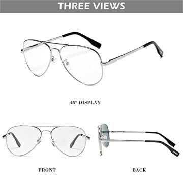 HJSTES Polarized Aviator Sunglasses for Men & Women