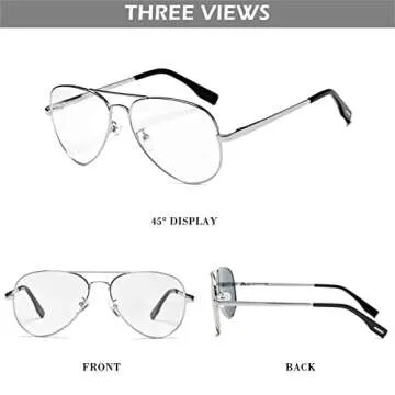 HJSTES Polarized Aviator Sunglasses for Men & Women