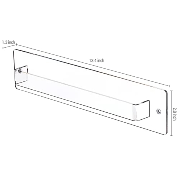 MyGift Clear Acrylic Sunglasses Holder Wall Organizer Rack