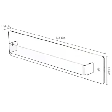 MyGift Clear Acrylic Sunglasses Holder Wall Organizer Rack