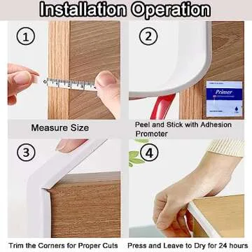 Black U-Shape Edge Banding for Safe Furniture Repair