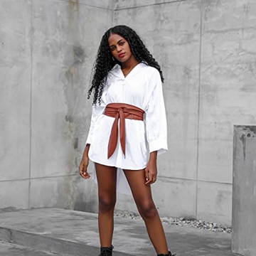 Stylish Earnda Obi Belt Wrap in Solid Colors for Women