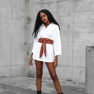 Stylish Earnda Obi Belt Wrap in Solid Colors for Women