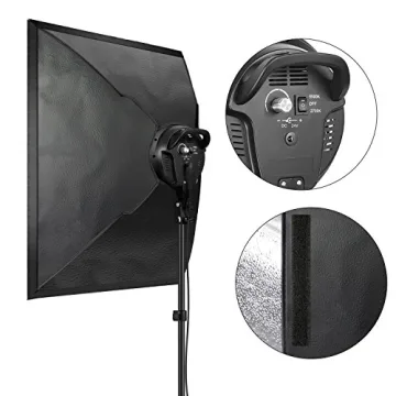 Neewer Bi-color Dimmable LED Softbox Photography Kit