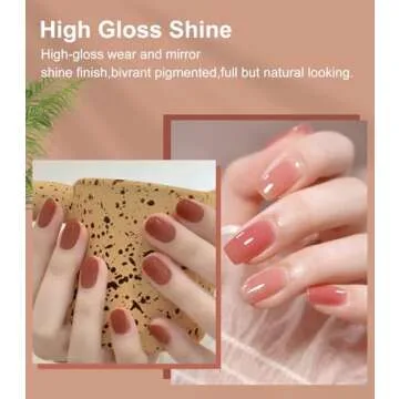 Jelly Gel Nail Polish Set for Vibrant DIY Nail Art