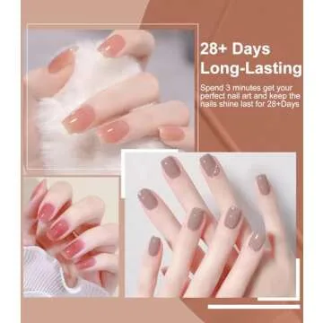 Jelly Gel Nail Polish Set for Vibrant DIY Nail Art