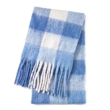 TUSHUSTY Colorful Winter Women Chunky Scarf Warm Wrap