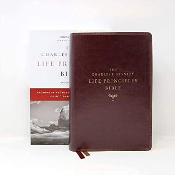 NKJV Charles F. Stanley Life Principles Bible - Comfort Print