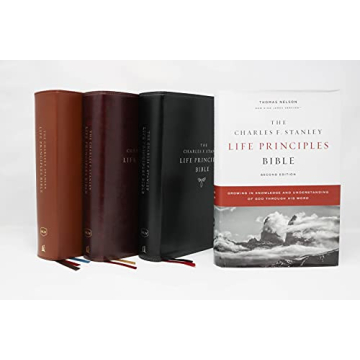 NKJV Charles F. Stanley Life Principles Bible - Comfort Print