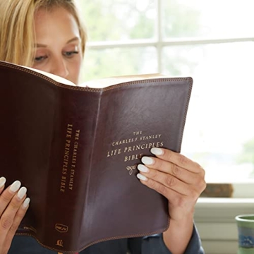 NKJV Charles F. Stanley Life Principles Bible - Comfort Print