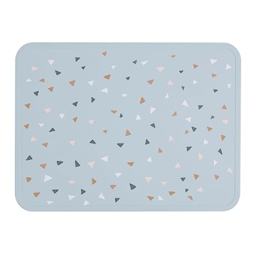 Simple Modern Silicone Placemat for Baby, Toddlers, Kids | Non-Slip Baby Eating Table Food Mat for R...