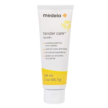 Medela Tender Care Lanolin Nipple Cream for Breastfeeding - Soothing Relief for New Moms